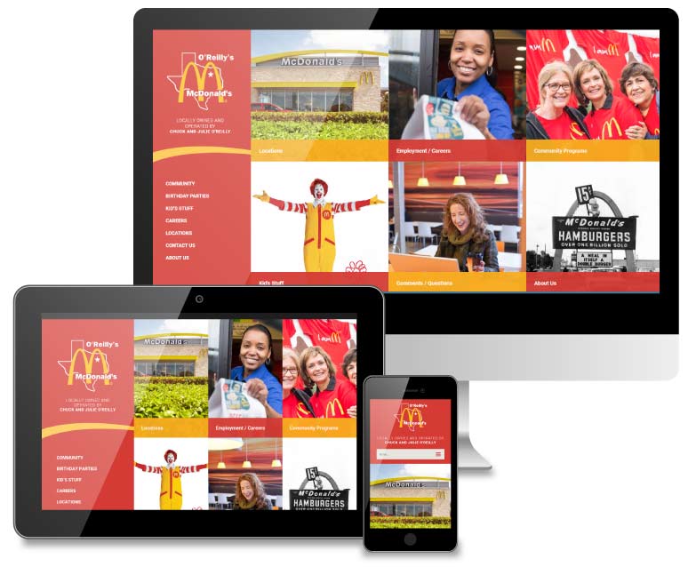 Responsive Website Design | O'Reilly McDonald's | Powerful Digital Marketing