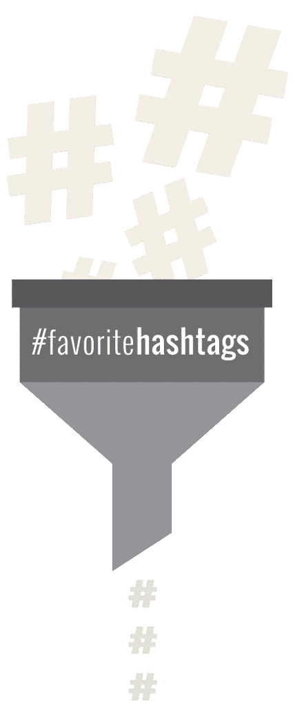 Favorite event hashtags funnel