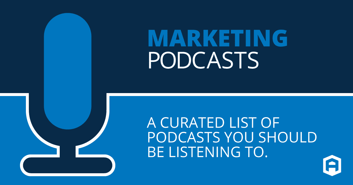 marketing podcasts curated list atomic design consulting