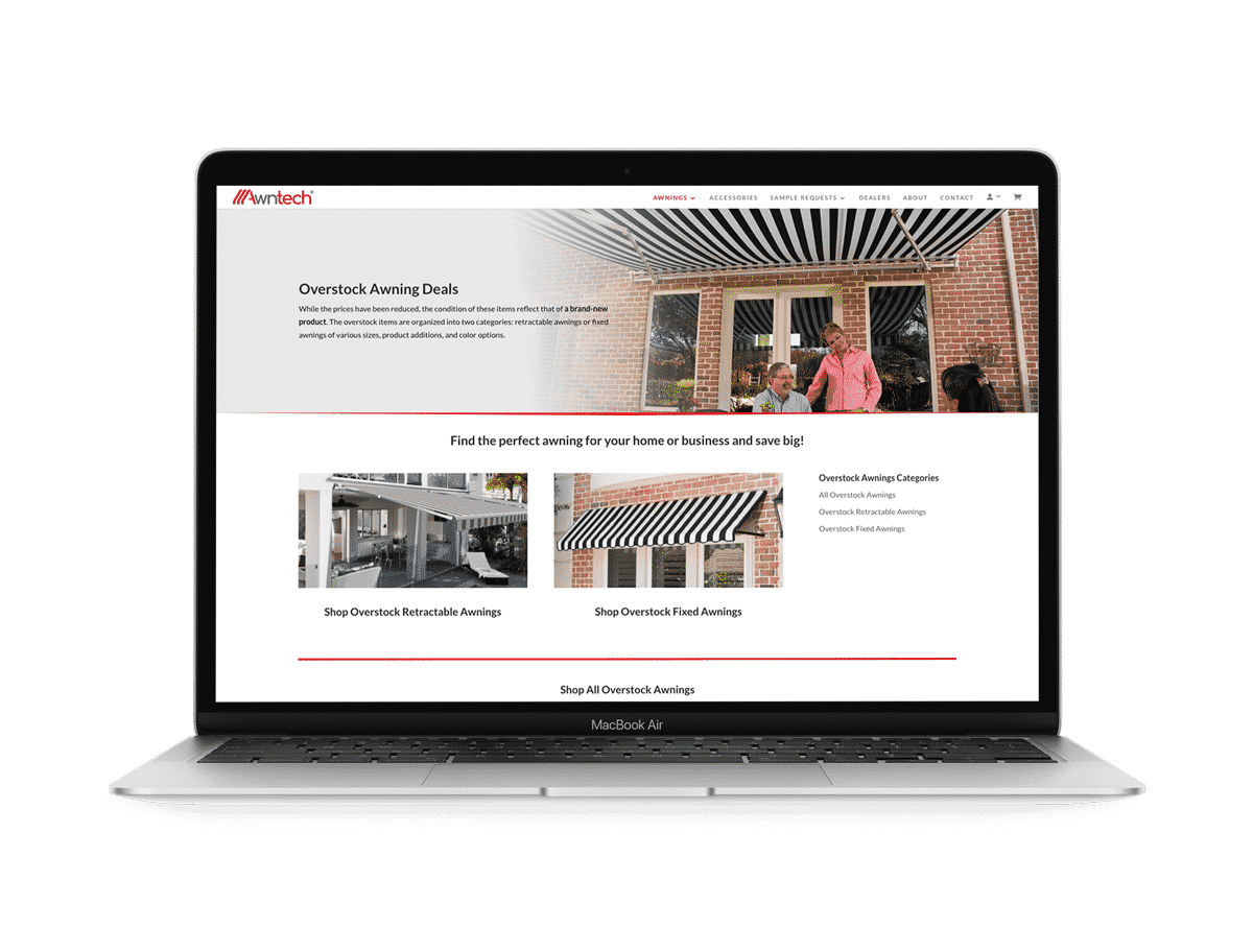 awntech case study overstock deals seo