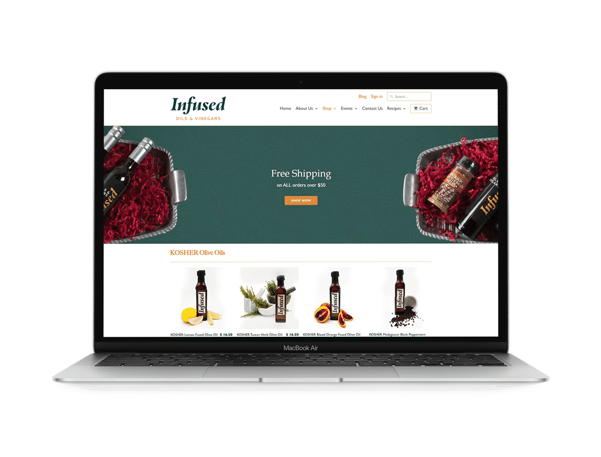 Infused Oils & Vinegars Digital Marketing Case Study