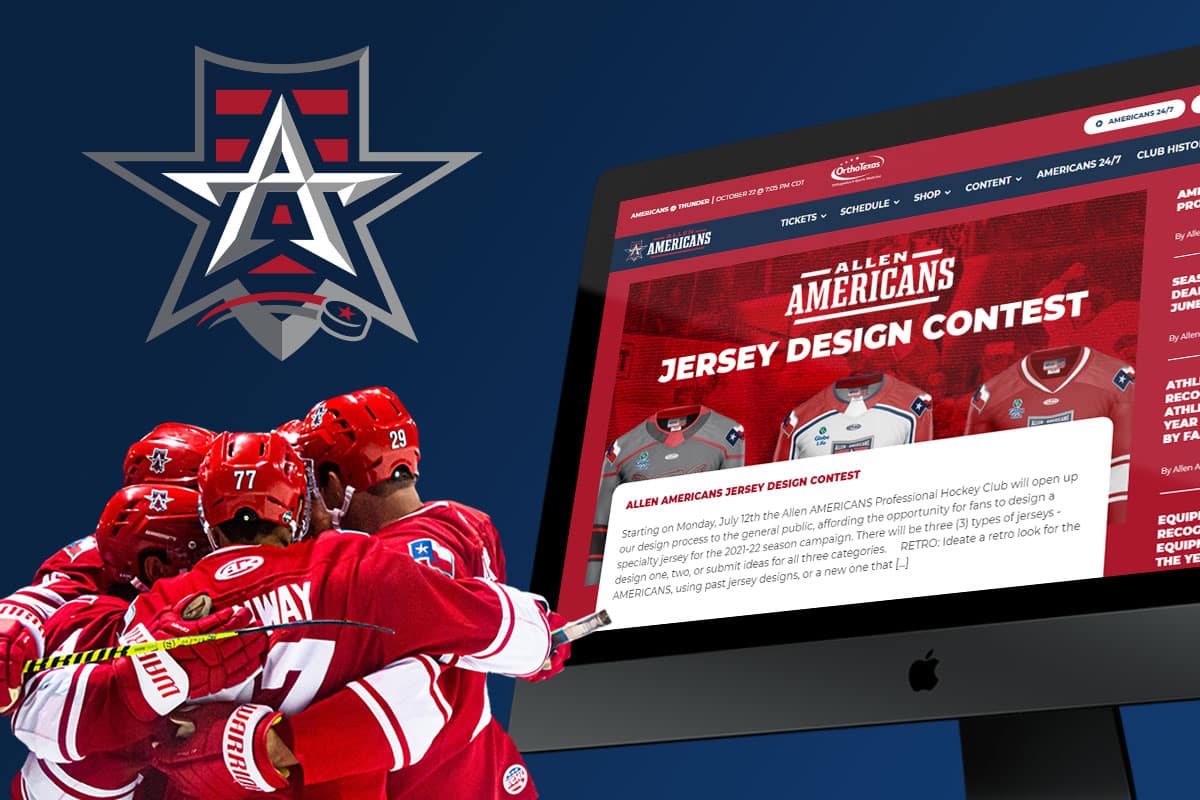 atomic design consulting responsive website development hockey team