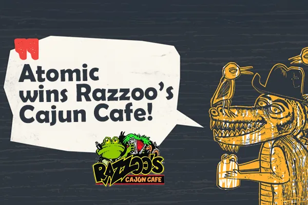 Atomic wins Razzoo's Cajun Cafe - Digital marketing agency for restaurants